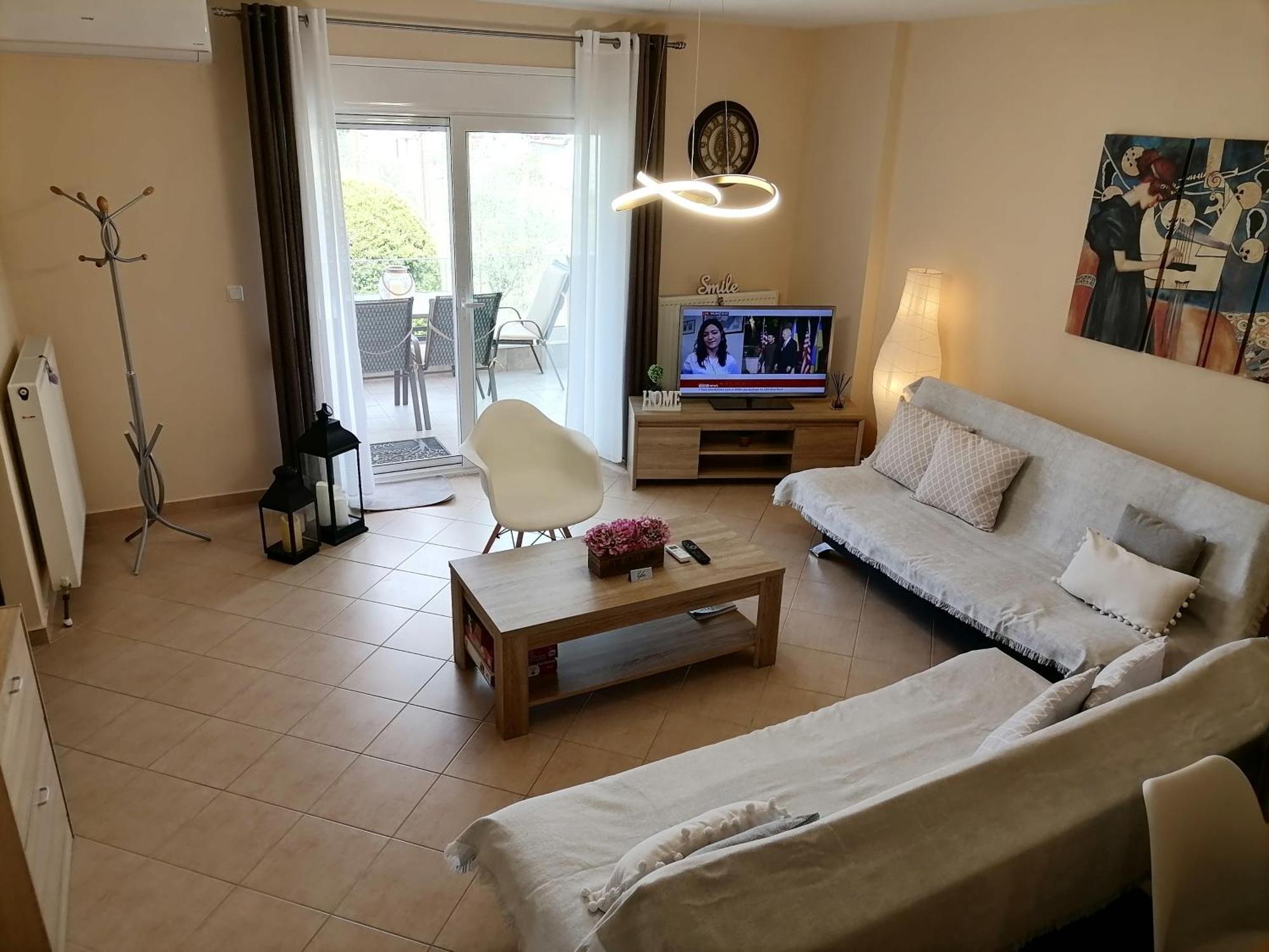 Apartament Bella Casa Néa Péramos Zewnętrze zdjęcie